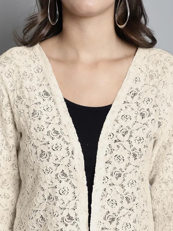 Cream_Cotton_Shrug_For_Women
