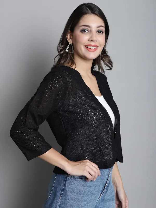 Black_Cotton_Shrug_For_Women