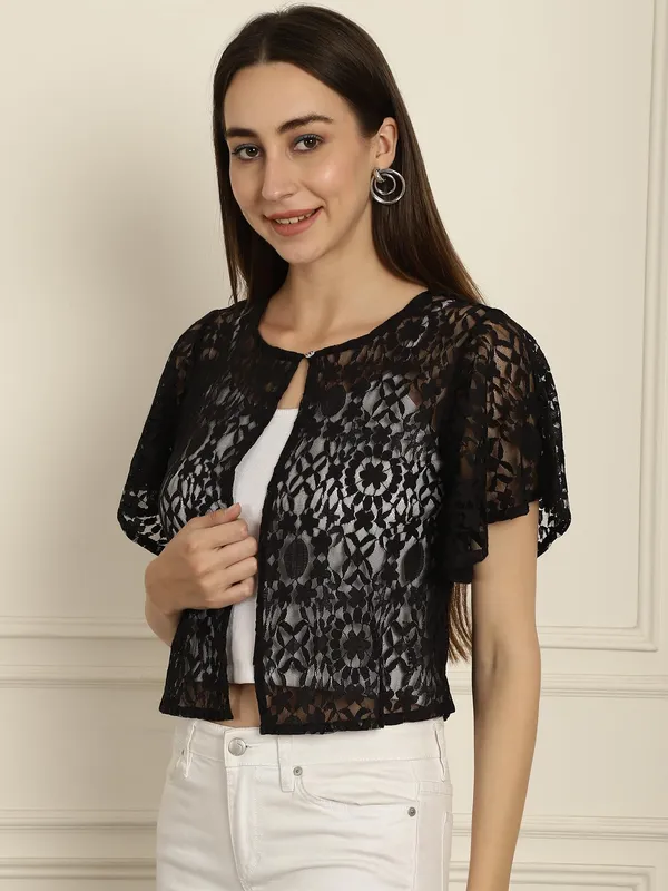 Black_Lace_&_Cotton_Shrug_For_Women