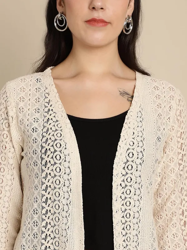 Beige_Lace_&_Cotton_Shrug_For_Women