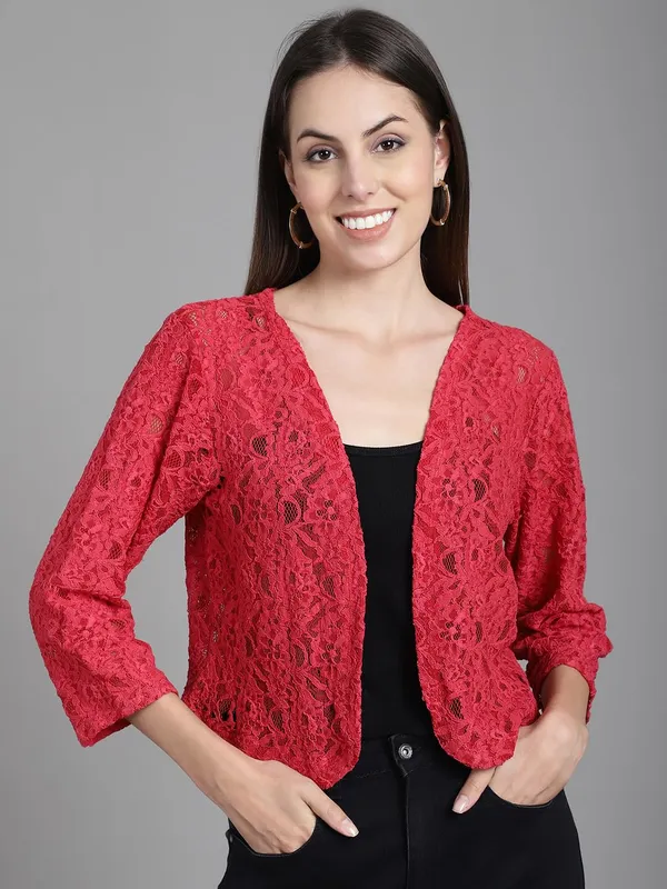 Dressitude-Red-Shrug