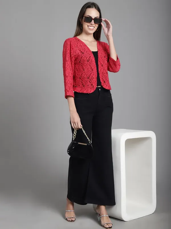Dressitude-Red-Shrug