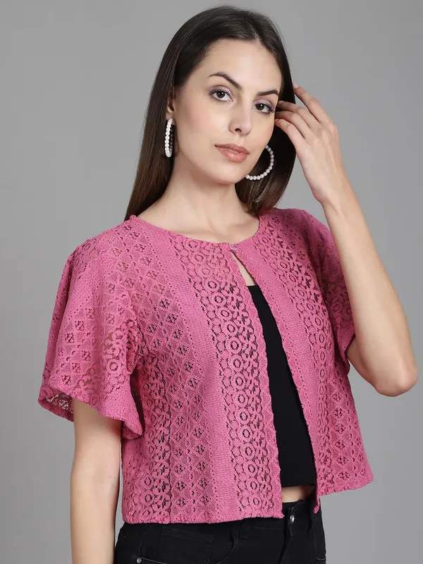 Dressitude-Pink-Shrug