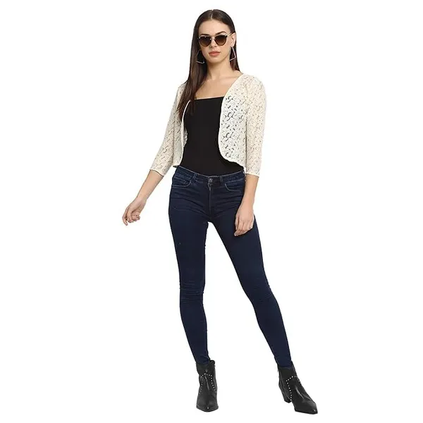 Beige_Lace_&_Cotton_Shrug_For_Women