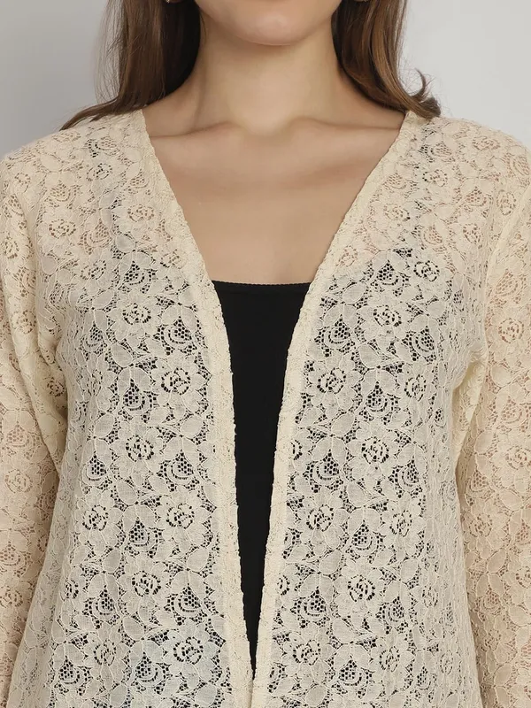 Beige_Lace_&_Cotton_Shrug_For_Women