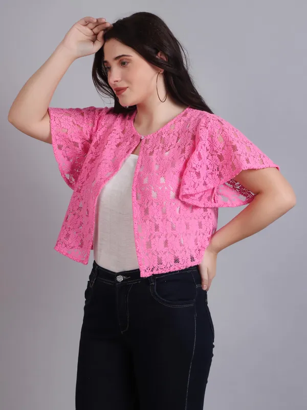 Dressitude-Pink-Shrug