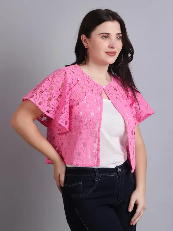 Dressitude-Pink-Shrug