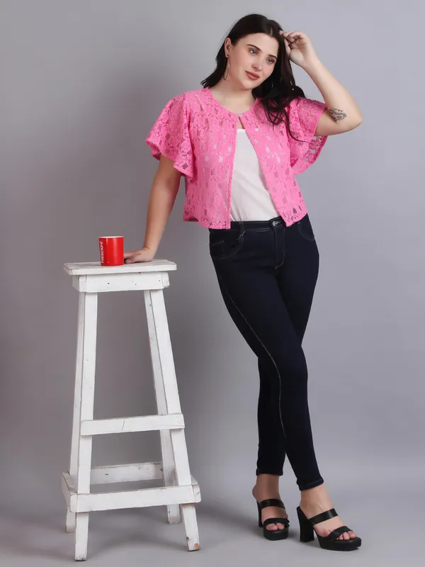 Dressitude-Pink-Shrug