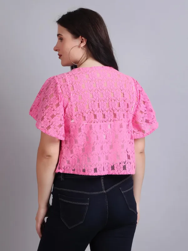Pink_Cotton_Shrug_For_Women