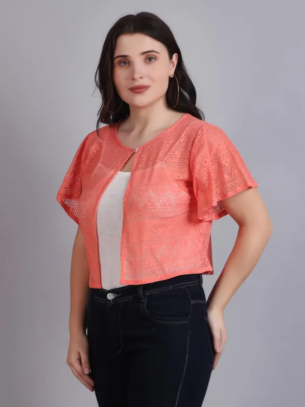 Dressitude-Peach-Shrug