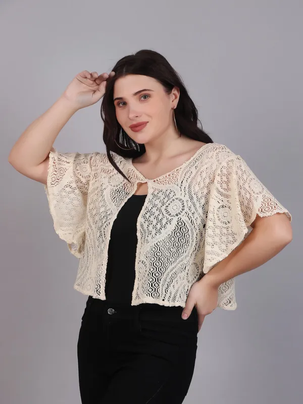 Dressitude-Beige-Shrug