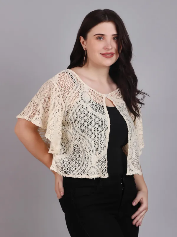 Dressitude-Beige-Shrug
