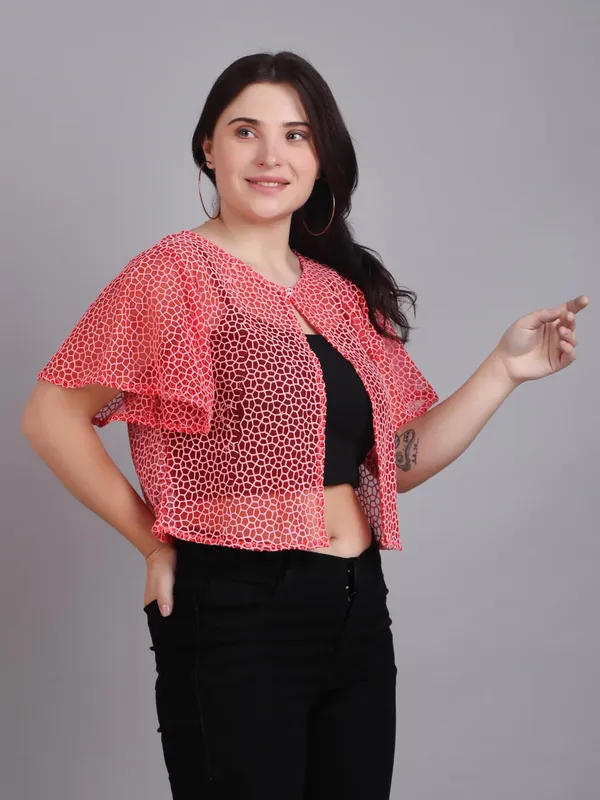 Dressitude-Red-Shrug