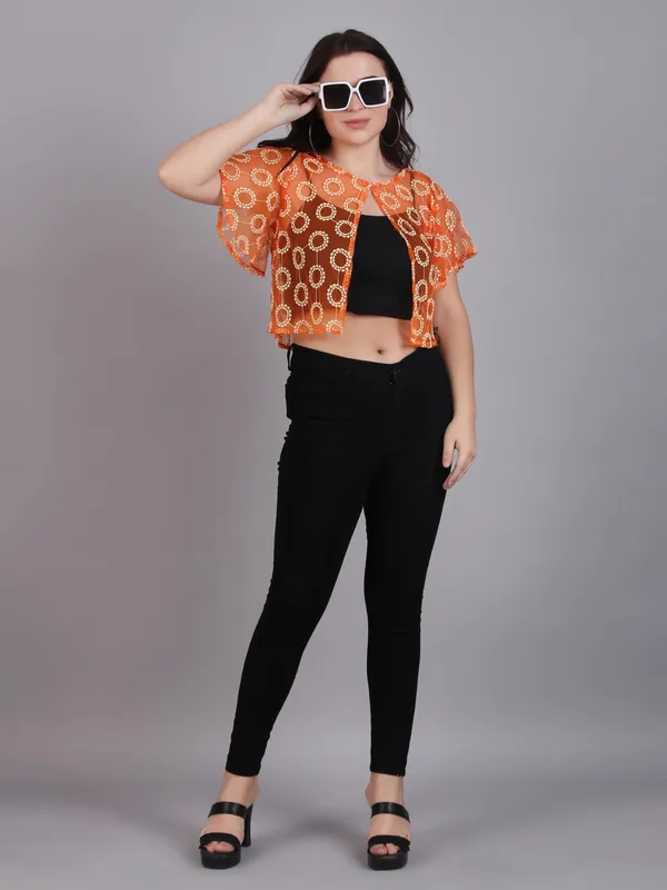 Dressitude-Orange-Shrug