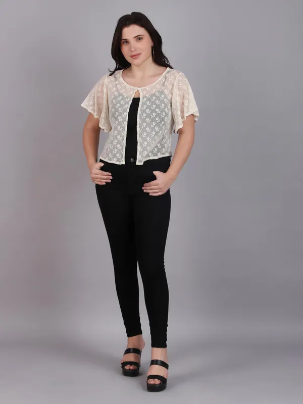 Beige_Cotton_Shrug_For_Women