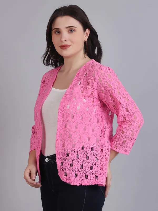 Dressitude-Pink-Shrug