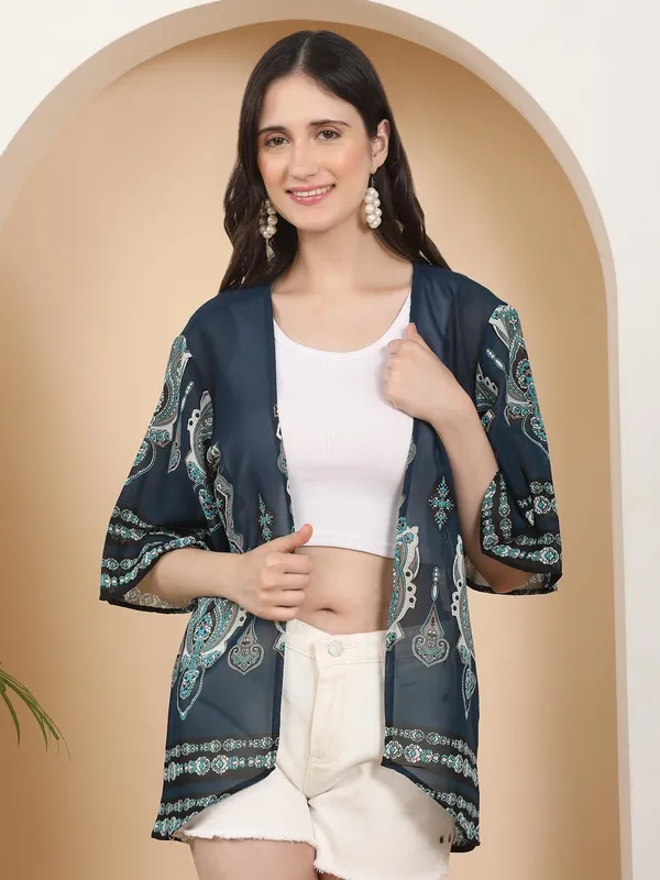 Dressitude-Teal-Shrug