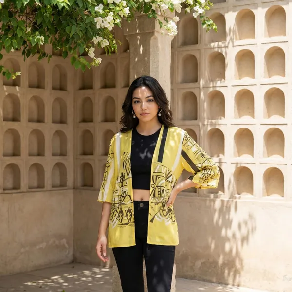 Dressitude-Yellow-Shrug