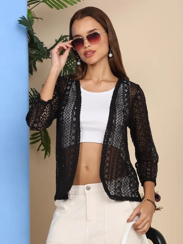 Black_Cotton_Shrug_For_Women
