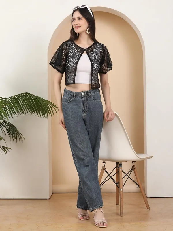 Black_Cotton_Shrug_For_Women