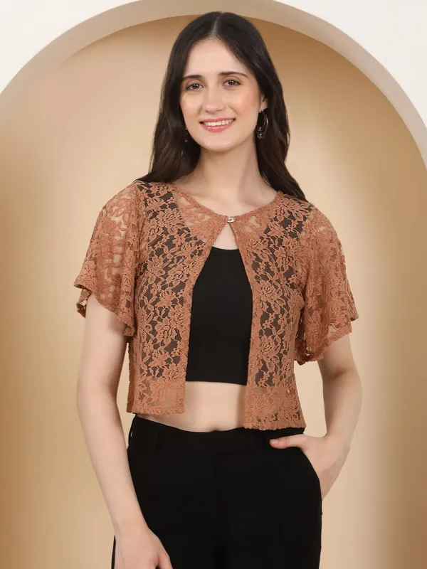 Dressitude-Brown-Shrug