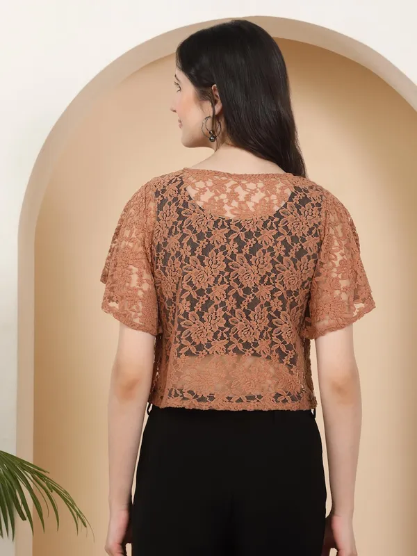 Brown_Cotton_Shrug_For_Women