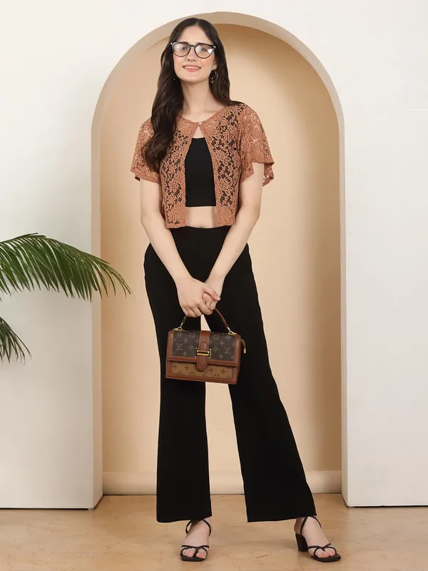 Brown_Cotton_Shrug_For_Women