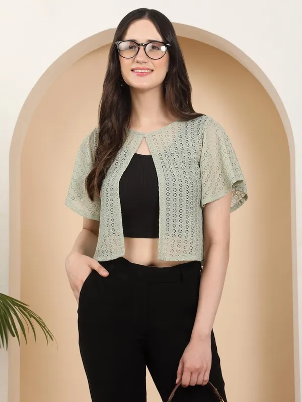 Light_Green_Cotton_Shrug_For_Women