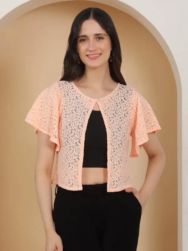 Dressitude-Peach-Shrug