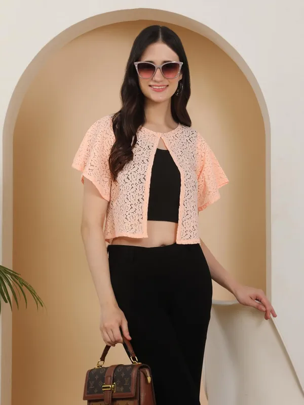 Dressitude-Peach-Shrug