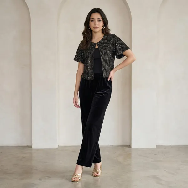 Black_Jacquard_Shrug_For_Women