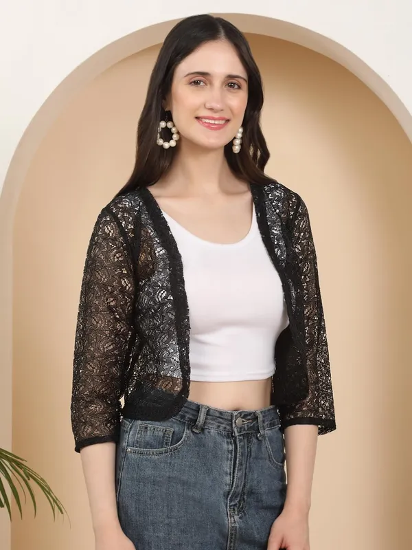 Black_Cotton_Shrug_For_Women