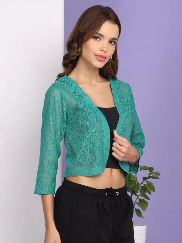 Dressitude-Green-Shrug