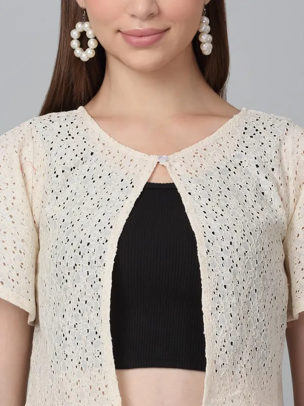 Cream_Cotton_Shrug_For_Women