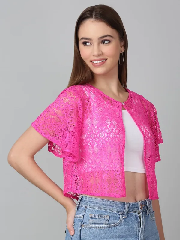 Dressitude-Magenta-Shrug