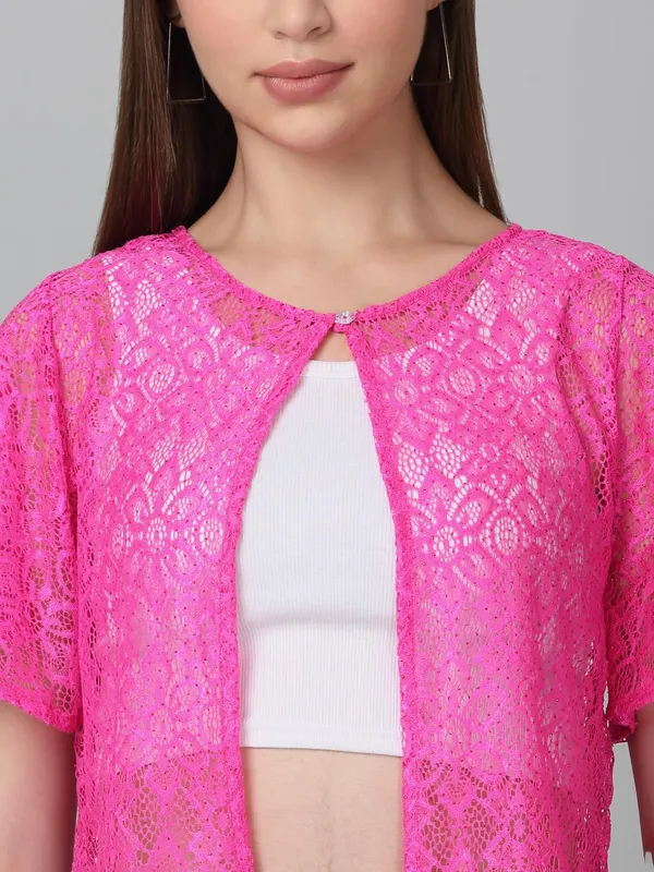Dressitude-Magenta-Shrug