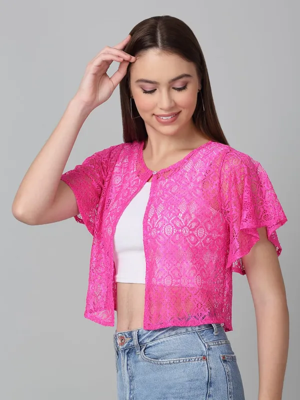 Dressitude-Magenta-Shrug