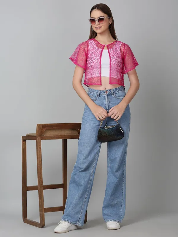 Dressitude-Pink-Shrug