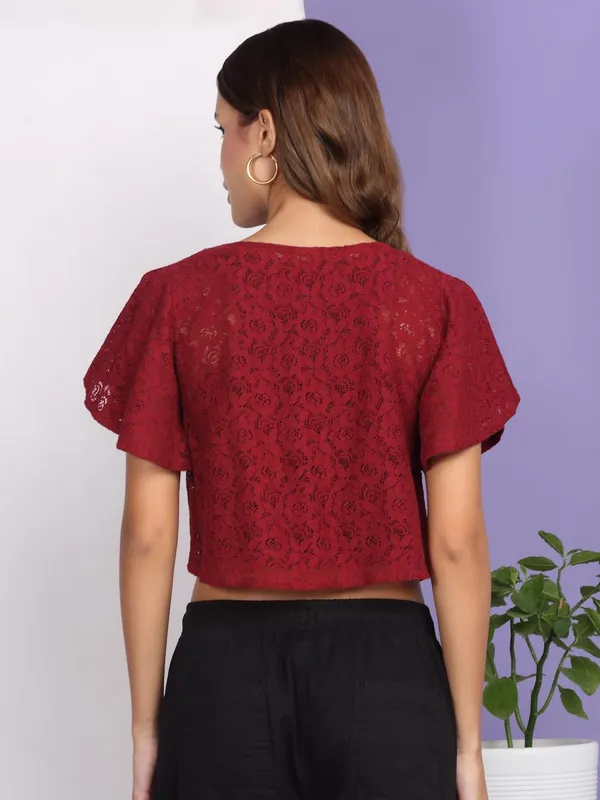 Maroon_Cotton_Shrug_For_Women