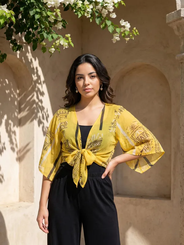 Dressitude-Yellow-Shrug