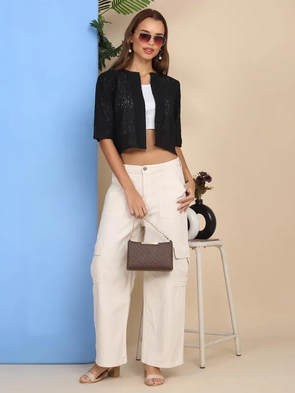Black_Cotton_Shrug_For_Women