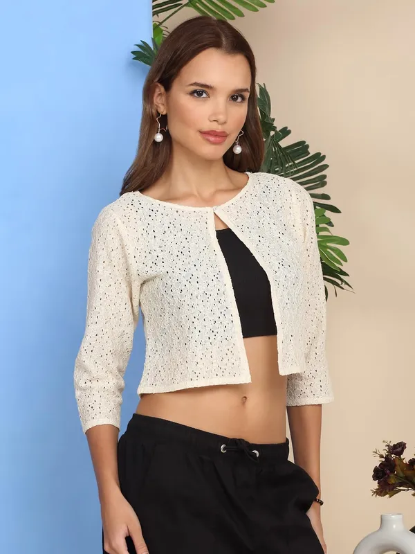Cream_Cotton_Shrug_For_Women