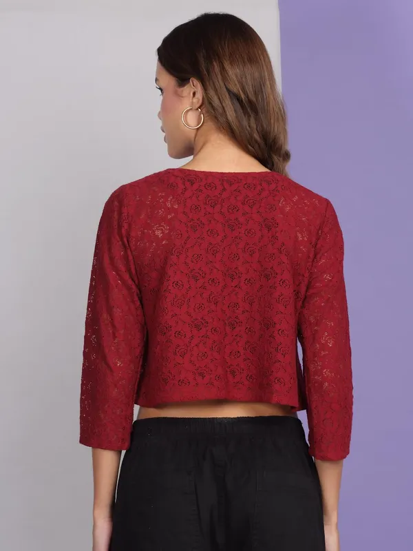 Maroon_Cotton_Shrug_For_Women