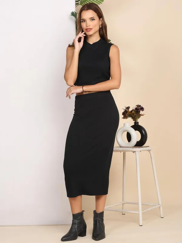 Black_Cotton_Skirt_For_Women