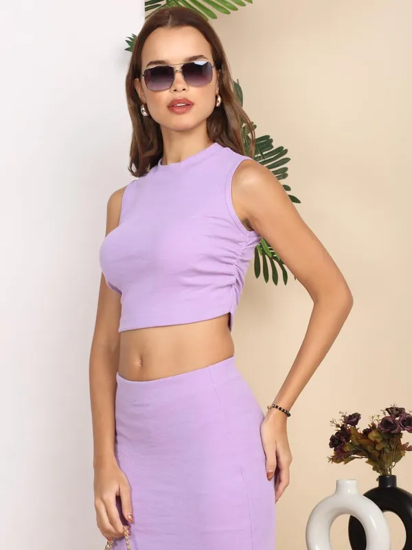 Purple_Cotton_Skirt_For_Women