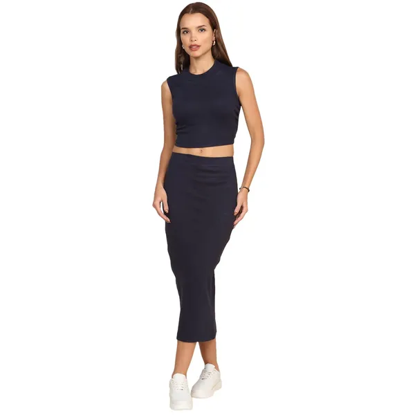 Dark_Blue_Cotton_Skirt_For_Women