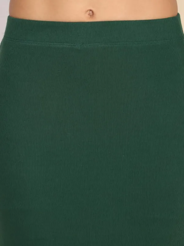 Green_Cotton_Skirt_For_Women