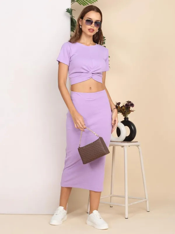 Purple_Cotton_Skirt_For_Women