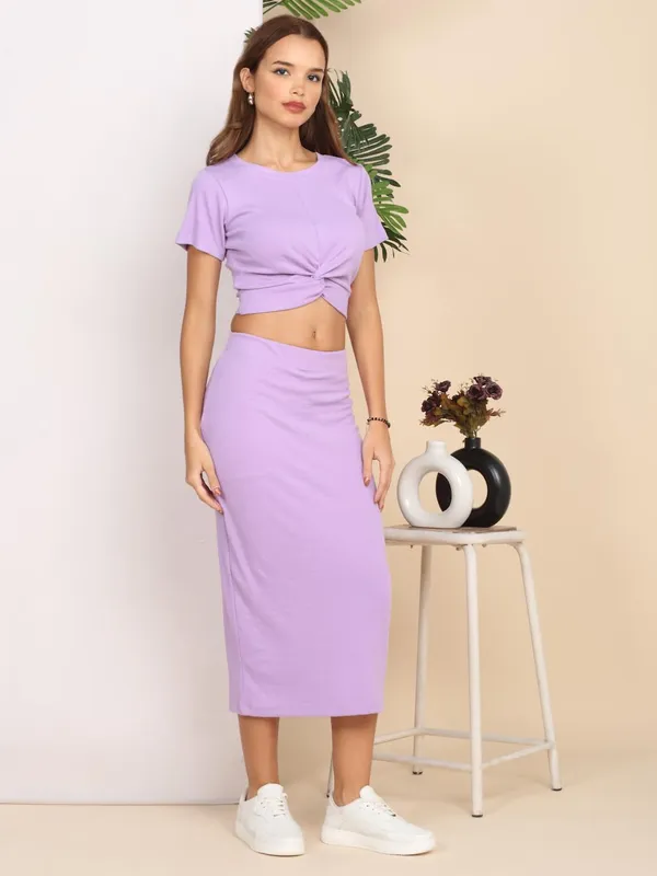 Purple_Cotton_Skirt_For_Women