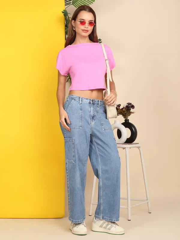 Dressitude-Pink-T-Shirt
